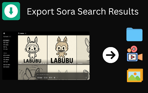 Sora Exporter - Download OpenAI Sora Media and Metadata screenshot