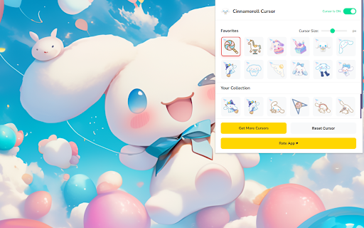 Cinnamoroll Cursor ★ Custom Cursor for Chrome™ screenshot