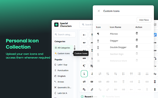 Special Characters: Unicode Symbols & Special Characters Picker screenshot