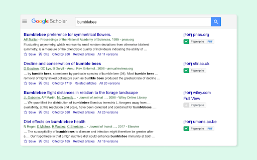 Paperpile Extension screenshot