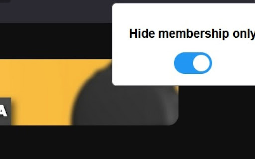HMO - Hide Members-Only videos screenshot