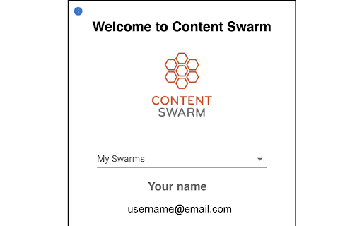 Content Swarm screenshot
