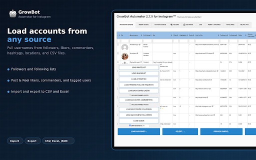 GrowBot Automator for Instagram™ screenshot