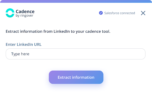 Ringover Cadence screenshot