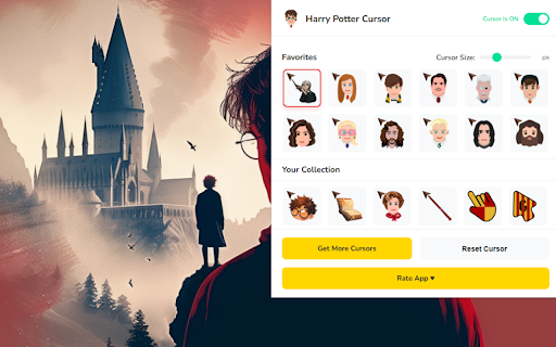 Harry Potter Cursor ★ Custom Cursor for Chrome™ screenshot