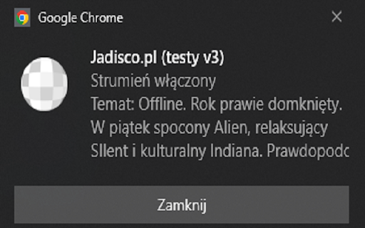 Jadisco.pl manifest v3 screenshot
