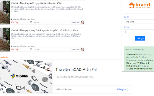 Bất động sản Invert screenshot