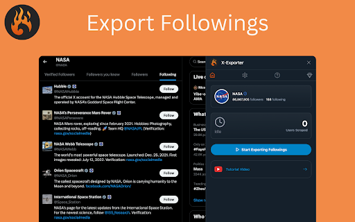 XExporter - Export Twitter Followers screenshot