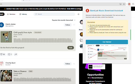 BandLab Music Download Assistant screenshot