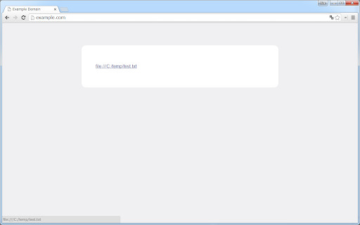 Enable local file links screenshot