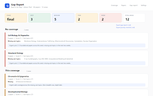 Qual Prep Tracker screenshot