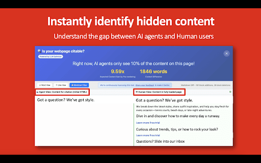 AI Content Visibility Checker, powered by Adobe Brand Visibility screenshot