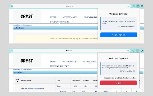 Attendance Enhancer screenshot