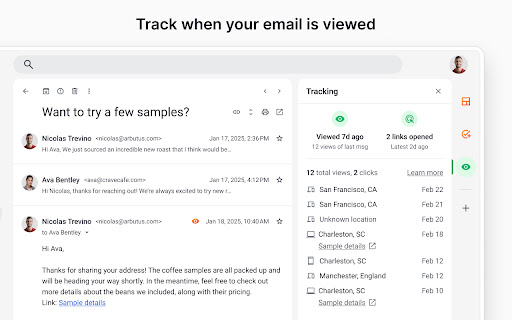 Streak Email Tracking for Gmail screenshot