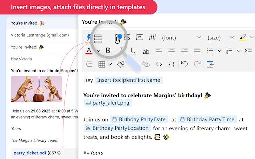 Shared Email Templates & Signatures for Gmail screenshot