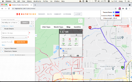 Wandrer Map Overlay screenshot