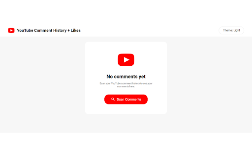 YouTube Comment History + Likes screenshot