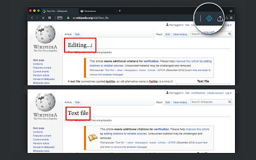Design Mode - Page's Rich Text Editor screenshot