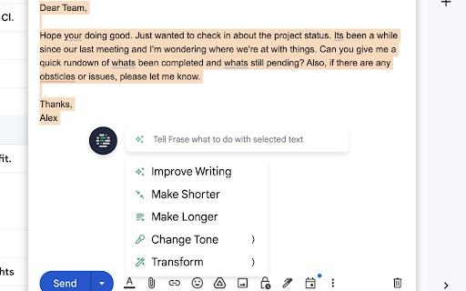 Frase - Your AI Writing Superpower screenshot