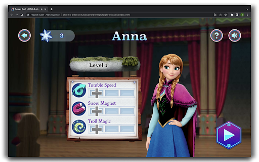 Frozen Rush - HTML5 Game screenshot