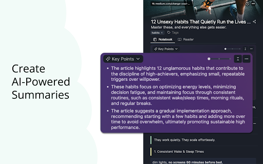 Web Highlights: PDF & Web Highlighter + Notes & AI Summary screenshot