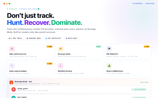 Unfollow Pro – Unfollower Tracker screenshot