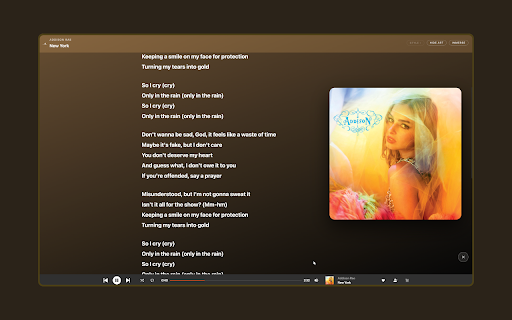 CloudLyrics - Full Screen Lyrics for SoundCloud screenshot