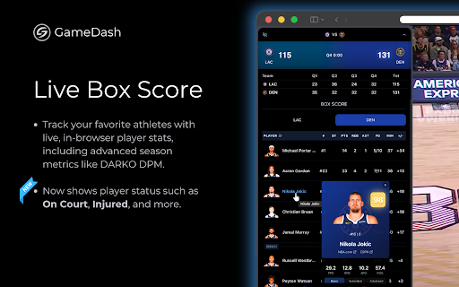 Live NBA Scores & Stats - GameDash screenshot