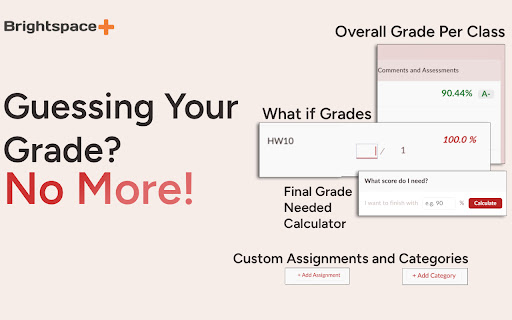 Brightspace/D2L PLUS screenshot