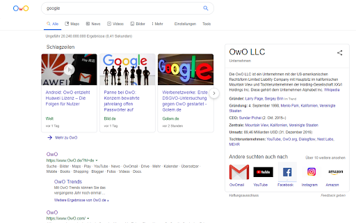 OwOify screenshot