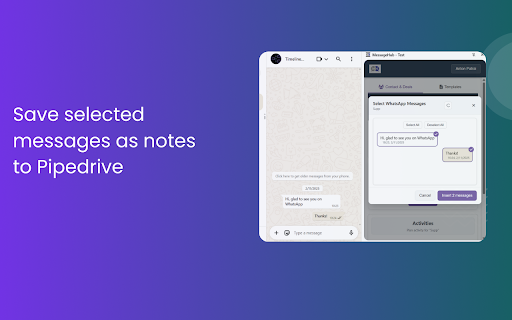 MessageHub screenshot