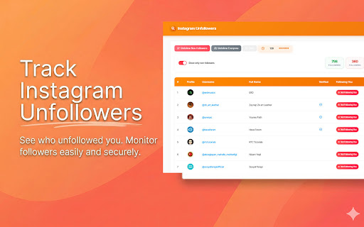 Followgap - Instagram Unfollowers Tracker & Unfollow Non-Followers screenshot