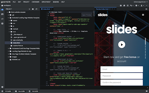 goormIDE: Powerful Code Editor with Container screenshot