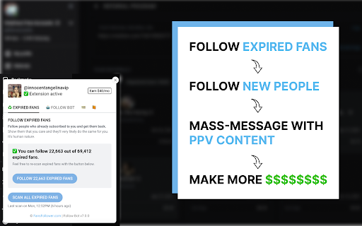 Follow.Fan - OnlyFans Follow Bot screenshot
