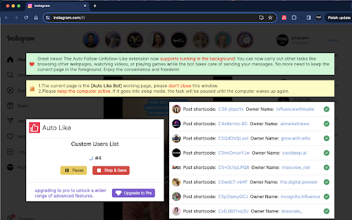 IG Auto Like - Instagram Auto Like Tool screenshot