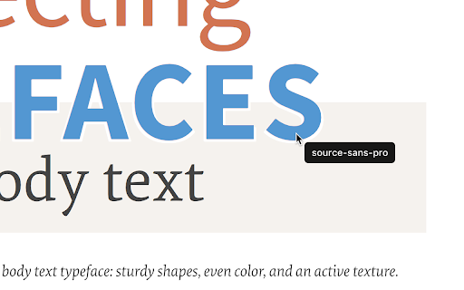 WhatFont screenshot