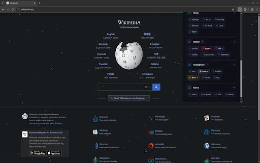 Cinematic Pages — Visual Effects & Themes screenshot