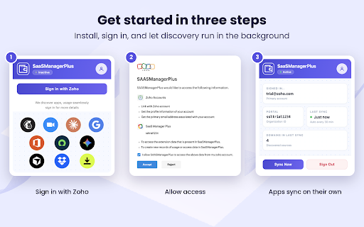 SAASManagerplus screenshot