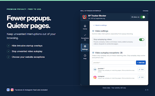 BP Tracker Blocker screenshot