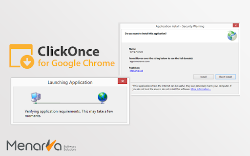 ClickOnce for Google Chrome screenshot