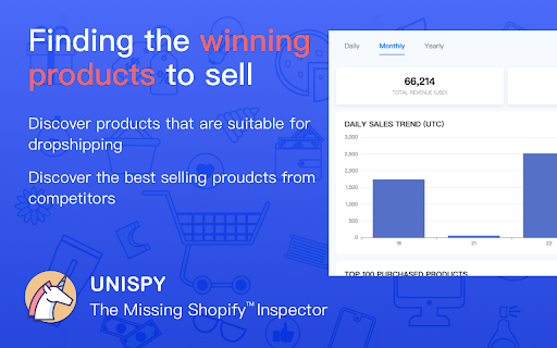 UNISPY: Shopify Inspector Sales Tracking Spy screenshot