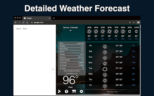 Weather screenshot