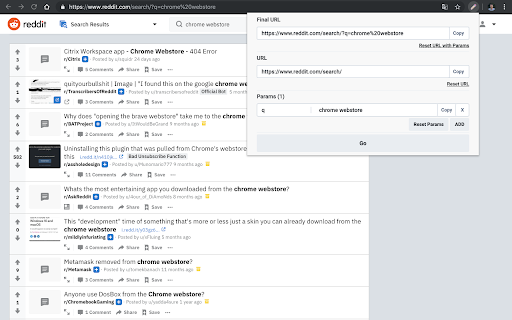 Easy URL Editor screenshot