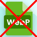 Disable WebP Images icon