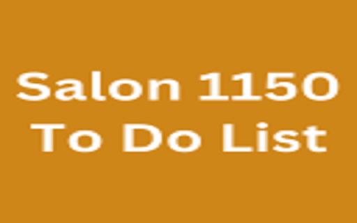 Salon 1150 To Do List screenshot