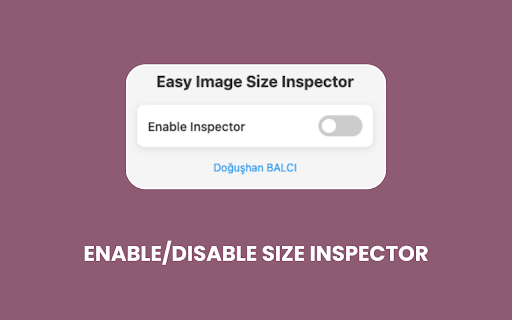 Easy Image Size Inspector screenshot