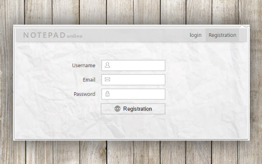 Notepad - online screenshot