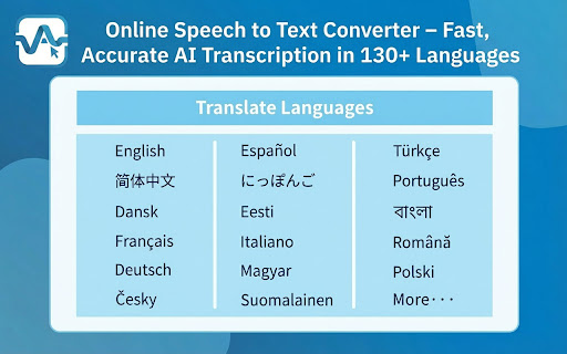 AI Speech to Text screenshot