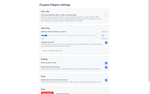 Coupon Clipper screenshot