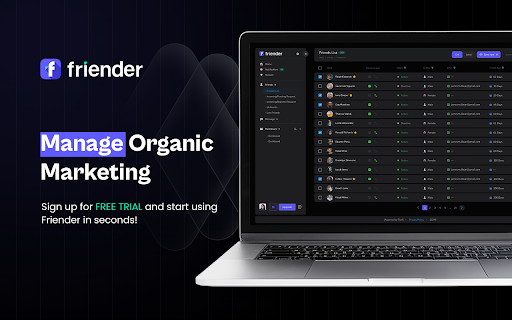 Friender — Social CRM, Engagement Tracker & Sales Automation screenshot